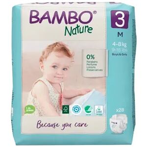 Bambo Pañal 3 M 4-8 Kg 28 Uds