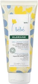 Klorane BEBÉ GEL ESPUMA SUAVE CUERPO Y CABELLO 200ml