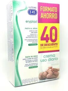 Lutsine E45 ERYPLAST PASTA AL AGUA 40% DTO 2ª UD 2 Ud de 125g