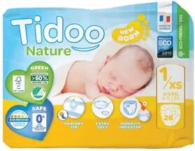 Tidoo Nature Pañales Ecológicos Talla 1 26 Uds