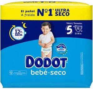 Dodot Bebé Seco T-5 72 Uds