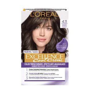 L'Oreal Paris Excellence Cool Creme #4,11 Castaño Ceniza Intenso