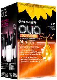 Garnier Olia Coloración Permanente #7,40-Cobrizo Intenso 4 pz