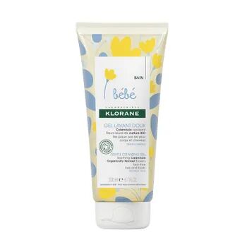 Klorane BEBÉ GEL ESPUMA SUAVE CUERPO Y CABELLO 200ml