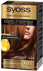 Syoss Olio Intense Tinte Sin Amoniaco #6.76 Cobrizo Ámbar