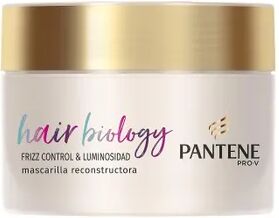 Pantene Hair Biology Frizz Control Luminosidad Mascarilla Reconstructora 160 ml