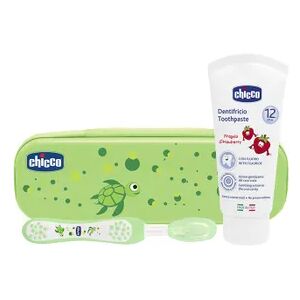 Chicco SET DE HIGIENE ORAL PRIMEROS DIENTES VERDE 12M+ 1 Pack Verde