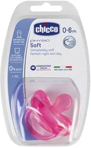 Chicco CHUPETE PHYSIO SOFT SILICONA 0-6M ROSA 1 Ud Rosa