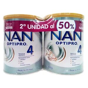 Nestle Nan OPTIPRO 4 2ª UD 50% 2 Ud 800 g