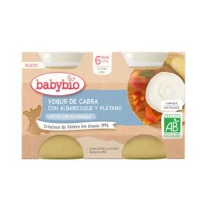 Babybio Yogur De Cabra Con Albaricoque Y Plátano 2 Uds 130g