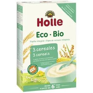 Holle Papilla Integral 3 Cereales Sin Gluten 6 Meses Bio 250g