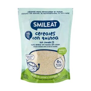 Smileat PAPILLA ECOLÓGICA CEREALES SIN GLUTEN CON QUINOA +4M 200g