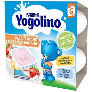 Nestle Yogolino Yogolino Fresa Y Plátano 4 Uds 100g Fresa-Banana