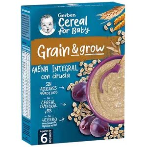 Gerber Grain Grow Avena Integral Con Ciruela 250g