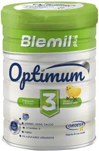 Blemil Plus 3 Optimun 0% Azúcares Añadidos 800g