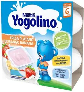 Nestle Yogolino Yogolino Fresa Y Plátano 4 Uds 100g Fresa-Banana