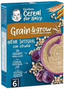 Gerber Grain Grow Avena Integral Con Ciruela 250g