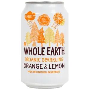 Whole Earth Refresco Sin Azucar Bio Naranja Limon 24 Uds 330 ml Naranja-Limón