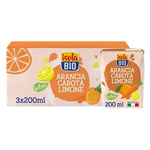 Isola Bio Zumo De Naranja Zanahoria Y Limón Bio 3 Uds 200 ml