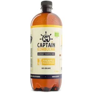 Captain Kombucha TÉ KOMBUCHA BIO-ORGÁNICO PINEAPPLE PEACH SPLASH 1000ml Piña-Melocotón