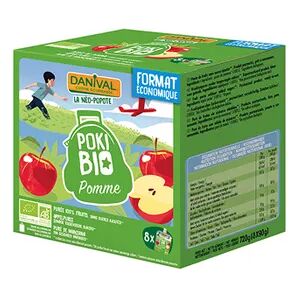 Danival Smoothies De Manzana Bio 8 Uds 90g