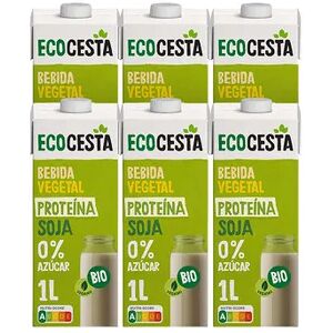 Ecocesta Bebida Vegetal De Soja Sin Azúcar Bio 6 Uds 1 L