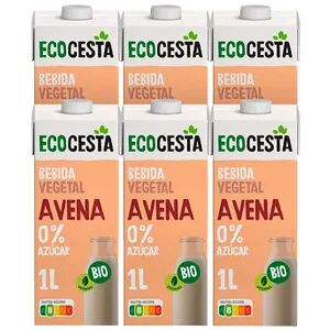 Ecocesta Bebida Vegetal De Avena Sin Azucar Bio 6 Uds 1 L