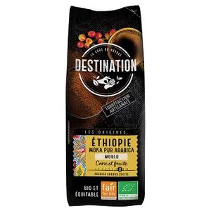 Destination Café Puro Arábica Molido Etiopia Bio 250g