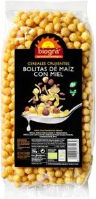 Biogra BOLITAS DE MAÍZ CON MIEL BIO 250g