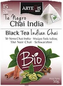 Artemis Bio TÉ NEGRO CHAI INDIA 15 Infusiones