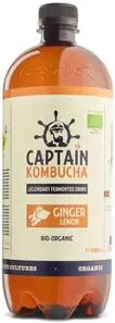 Captain Kombucha TÉ KOMBUCHA BIO-ORGÁNICO GINGER LEMON 1000ml Limón-Jengibre