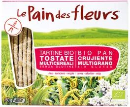 Le Pain Des Fleurs BIO PAN CRUJIENTE CON MULTIGRANO 150g