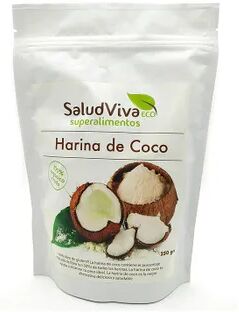 Salud Viva Harina De Coco Ecológico 250g