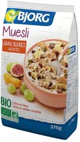 Bjorg Muesli Frutas Sin Azúcar Añadido Bio 375g