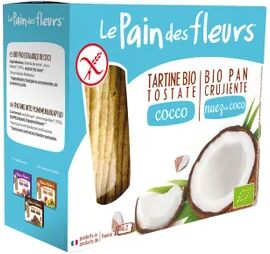 Le Pain Des Fleurs Pan Crujiente Bio Con Coco Sin Gluten 150g