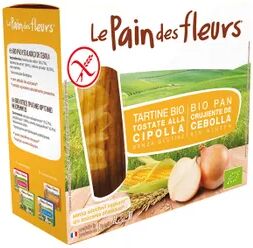 Le Pain Des Fleurs Pan Crujiente Aperitivo De Cebolla Bio Sin Gluten 150g