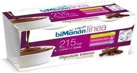 Bimanán Línea CREMA SABOR CHOCOLATE INTENSO 2 x 210g Chocolate