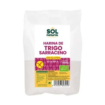 Sol Natural Harina De Trigo Sarraceno Sin Gluten Bio 500g