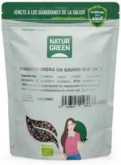 NaturGreen Pimienta Negra En Grano Bio 100g