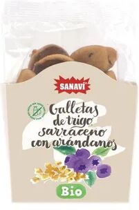 Sanavi Galletas De Trigo Sarraceno Con Arándanos 150g