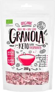 Diet Food Granola Keto Con Frambuesa Bio 200g