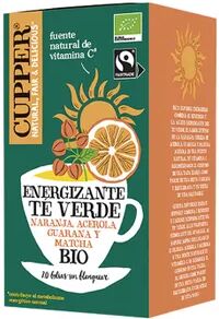 Cupper Energy Support Té Verde 20 Infusiones