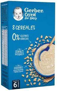 Gerber 8 Cereales Sin Azúcares Añadidos 500g