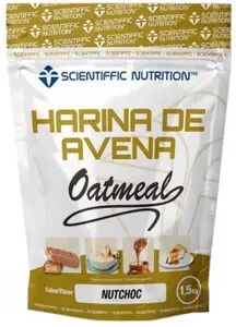 Scientiffic Nutrition Harina de Avena Integral Micronizada 1.5 Kg Chocolate-Nueces