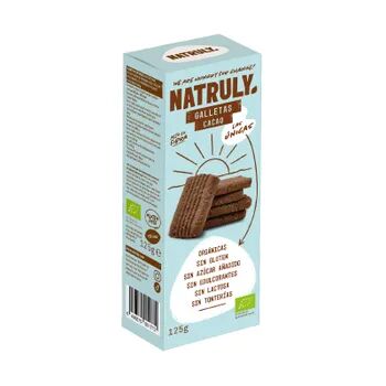 Natruly Galletas Cacao Bio 125g