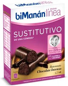 Bimanán Línea BATONNETS CHOCOLATE INTENSO 6 x 31g Chocolate