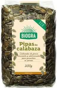 Biogra PIPAS DE CALABAZA BIO 500g