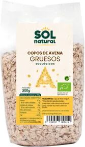 Sol Natural COPOS DE AVENA INTEGRAL GRUESOS SIN GLUTEN BIO 500g