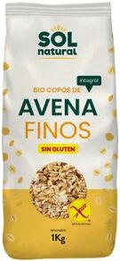 Sol Natural COPOS DE AVENA INTEGRAL FINOS SIN GLUTEN BIO 1kg