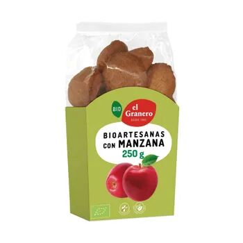 El Granero Integral Galletas Bioartesanas Con Manzana Bio 250g Manzana
